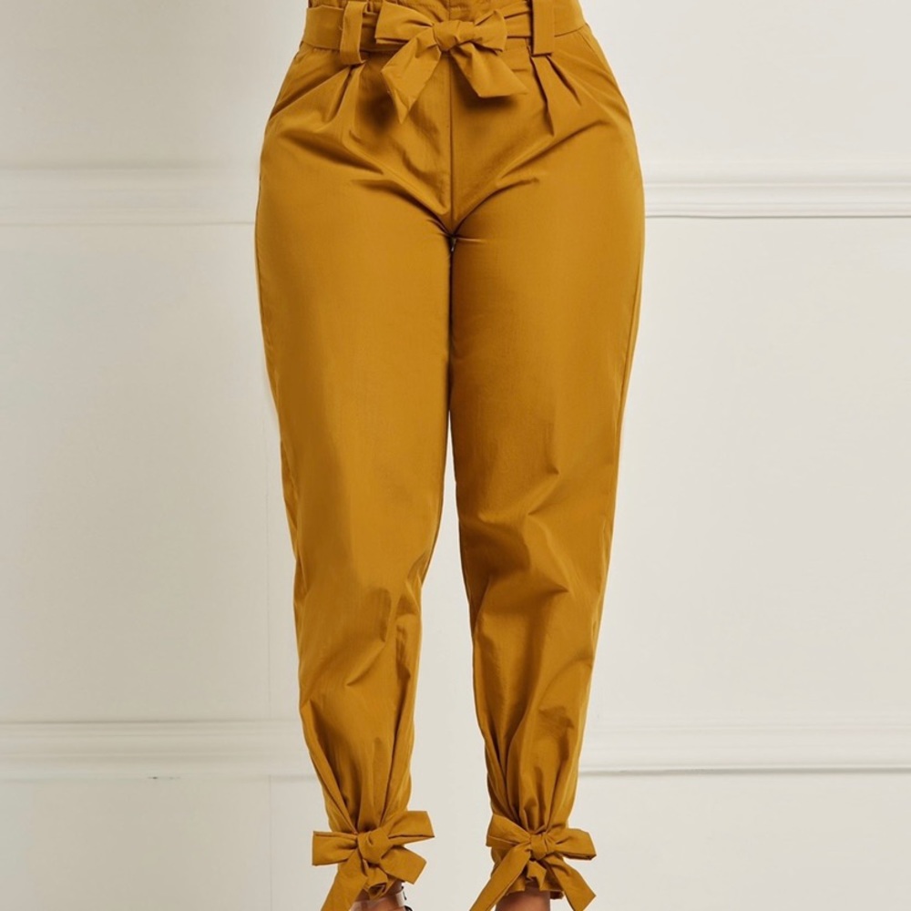 Binding Bow Pants